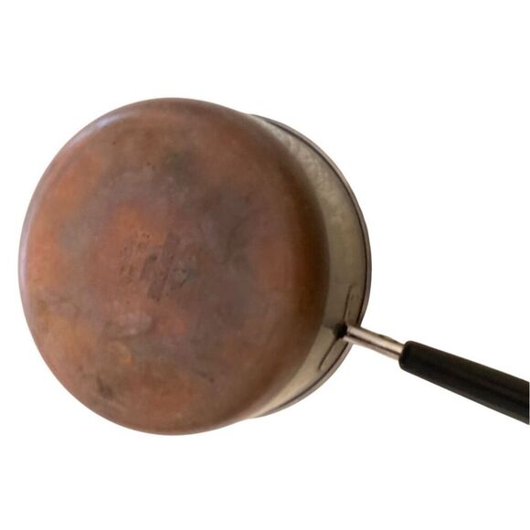 Vintage Paul Revere 1 QT Saucepan with Lid Copper Bottom Professional Cooking - Picture 3 of 4